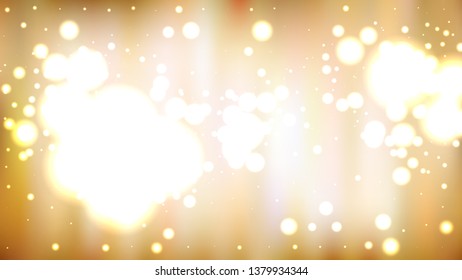 Abstract Orange and White Bokeh Background Design