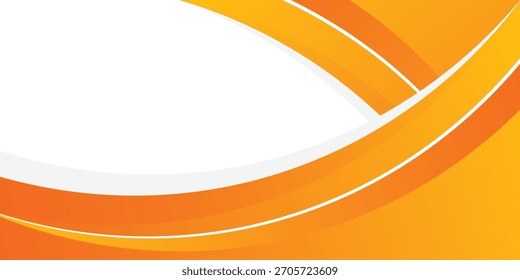 Fondo de Anuncio de onda de negocios naranja y blanco Abstractas. Fondo de ondas superpuestas. Diseño