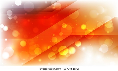 Abstract Orange and White Defocused Background Vector