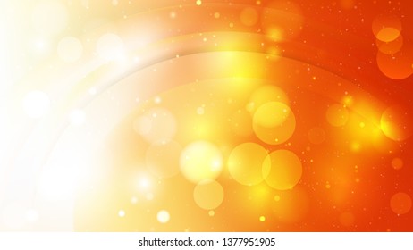 Abstract Orange and White Defocused Background Vector
