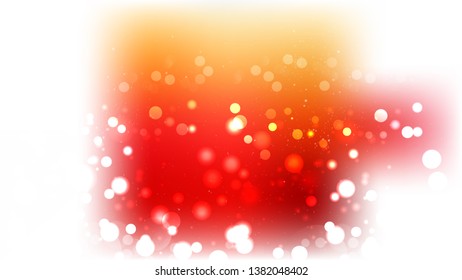 Abstract Orange and White Defocused Background