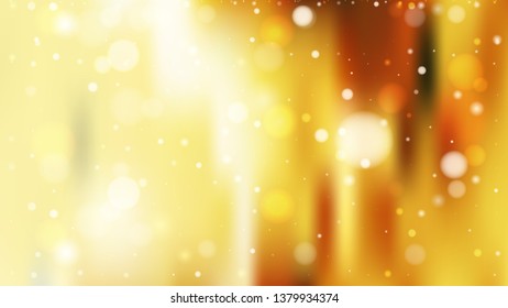 Abstract Orange and White Defocused Lights Background