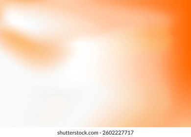Abstract Orange and White Gradient Background With Soft Blurred Details