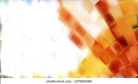 Abstract Orange and White Graphic Background