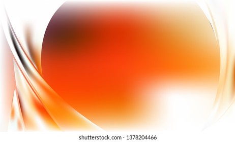 Abstract Orange and White Graphic Background