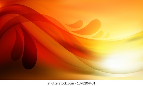 Abstract Orange and White Graphic Background