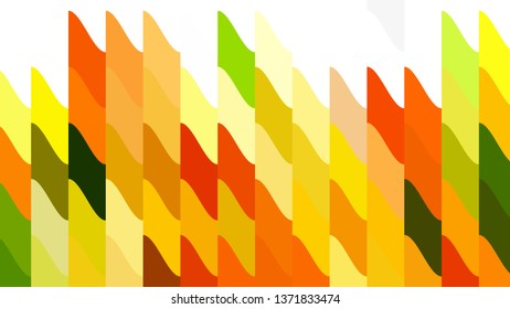 Abstract Orange White and Green Geometric Shapes Background Graphic