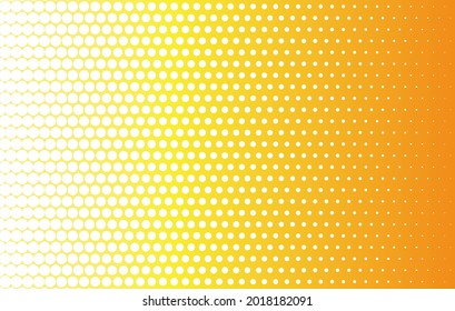 abstract orange and white halftone background