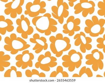 Abstractas patrón de remolino de mármol naranja y blanco con una estética fluida y retro. Perfecto para fondos, textiles, empaques o proyectos creativos de inspiración vintage.