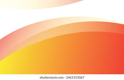 Abstract orange and white wave design background. Eps10 vector