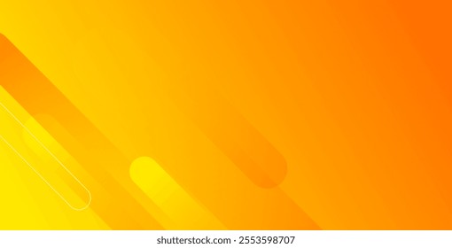 Abstract orange and yellow background featuring diagonal lines and dynamic shapes composition. Ideal for modern designs, posters, banners, digital projects, and creative layouts with a vibrant touch.