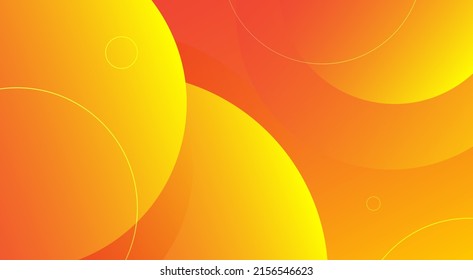 Resumen de fondo naranja y amarillo. Composición de formas fluidas. Ilustración del vector