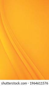 Abstract orange and yellow background with wavy lines - Vector illustration
