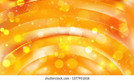 Abstract Orange and Yellow Blurred Lights Background Image