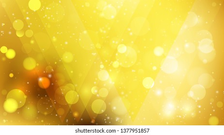 Abstract Orange and Yellow Blurred Lights Background Design