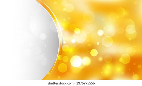Abstract Orange and Yellow Brochure Design Template Vector Image