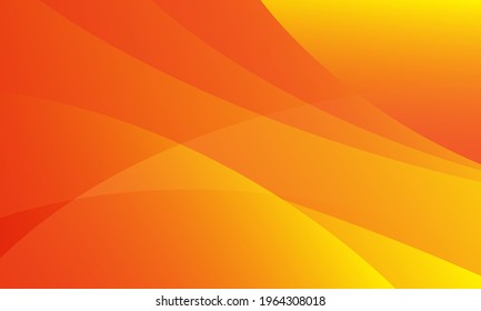 Abstract orange and yellow color background. Dynamic composition of shapes. Vector illustration