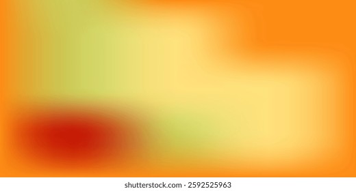 Abstract orange yellow color gradient blurred modern art background simple waves