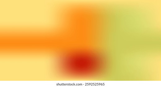 Abstract orange yellow color gradient blurred modern art background simple waves