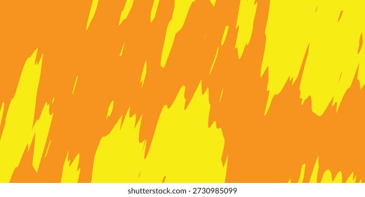 Abstract Orange and Yellow Fire Texture Background with Liquid Shapes.