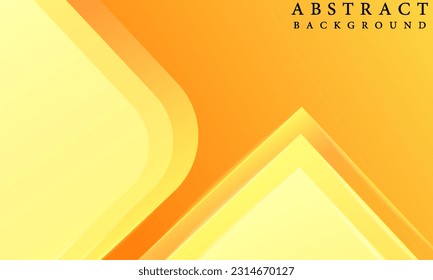 	
Resumen de fondo geométrico anaranjado y amarillo. Composición dinámica de formas. Diseño de fondo frío para afiches