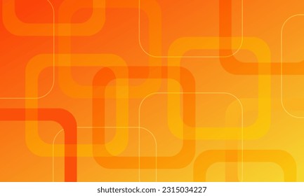 Abstract orange and yellow geometric background