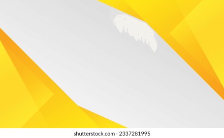 Resumen de fondo geométrico anaranjado y amarillo. Ilustración moderna del vector de luz gradiente