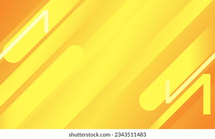Abstract orange and yellow geometric background. geometric background. Dynamic shapes composition vector design