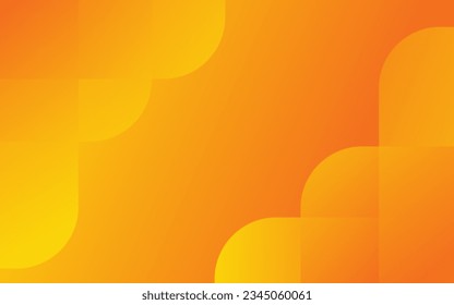 Abstract orange and yellow geometric background. Dynamic shapes composition. Cool background design for posters. Vector illustration