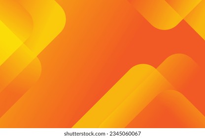 Abstract orange and yellow geometric background. Dynamic shapes composition. Cool background design for posters. Vector illustration