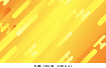 Abstrakter orangefarbener und gelber geometrischer Hintergrund. geometrischer Hintergrund. Vektordesign der dynamischen Formen