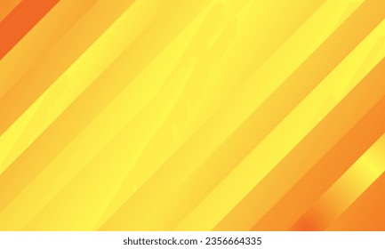 Abstract orange and yellow geometric background. geometric background. Dynamic shapes composition vector design