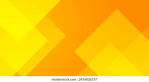 Abstract orange and yellow geometric background. Dynamic shapes composition. Cool background design for posters. Vector illustration