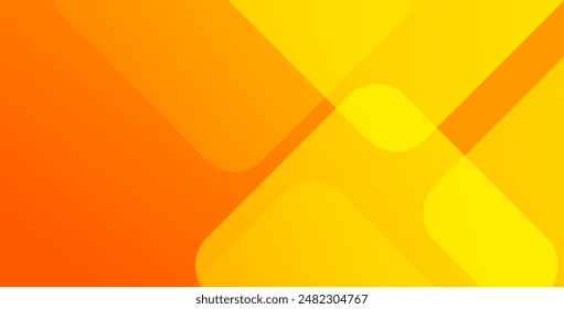 Abstract orange and yellow geometric background. Dynamic shapes composition. Cool background design for posters. Vector illustration
