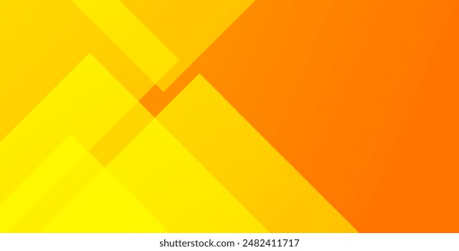 Fondo geométrico Abstractas naranja y amarillo. Composición de Formas dinámicas. Diseño de fondo fresco para carteles. Ilustración vectorial