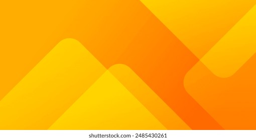 Abstract orange and yellow geometric background. Dynamic shapes composition. Cool background design for posters. Vector illustration