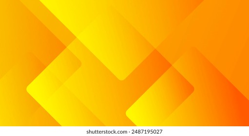 Abstract orange and yellow geometric background. Dynamic shapes composition. Cool background design for posters. Vector illustration