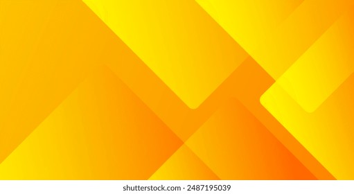Abstract orange and yellow geometric background. Dynamic shapes composition. Cool background design for posters. Vector illustration