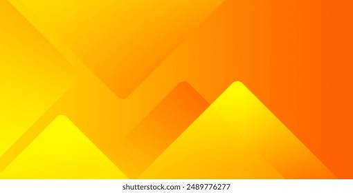 Fondo geométrico Abstractas naranja y amarillo. Composición de Formas dinámicas. Diseño de fondo fresco para carteles. Ilustración vectorial
