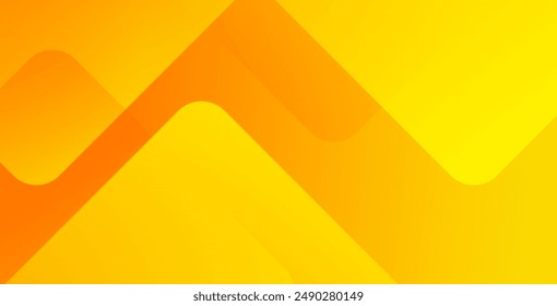 Abstract orange and yellow geometric background. Dynamic shapes composition. Cool background design for posters. Vector illustration