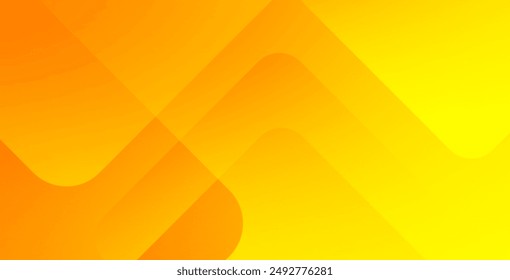 Abstract orange and yellow geometric background. Dynamic shapes composition. Cool background design for posters. Vector illustration