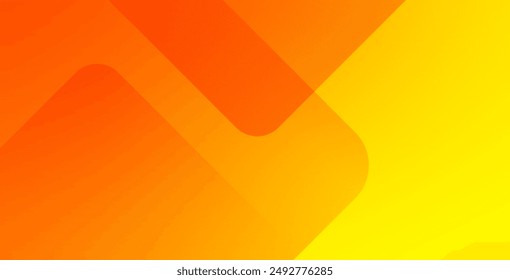 Abstract orange and yellow geometric background. Dynamic shapes composition. Cool background design for posters. Vector illustration