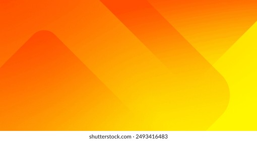 Fondo geométrico Abstractas naranja y amarillo. Composición de Formas dinámicas. Diseño de fondo fresco para carteles. Ilustración vectorial