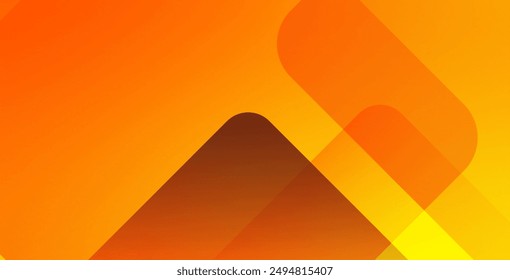 Abstract orange and yellow geometric background. Dynamic shapes composition. Cool background design for posters. Vector illustration