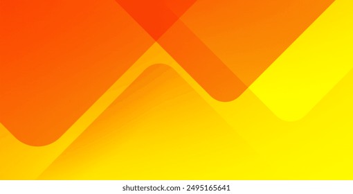 Abstract orange and yellow geometric background. Dynamic shapes composition. Cool background design for posters. Vector illustration