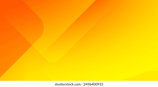 Abstract orange and yellow geometric background. Dynamic shapes composition. Cool background design for posters. Vector illustration