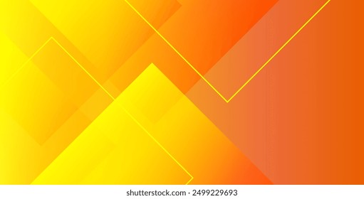 Fondo geométrico naranja y amarillo Abstractas. Composición de Formas dinámicas. Diseño de fondo fresco para carteles. Ilustración vectorial