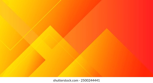 Abstract orange and yellow geometric background. Dynamic shapes composition. Cool background design for posters. Vector eps10 