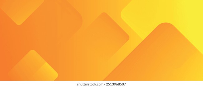 Abstract orange and yellow geometric background. Dynamic shapes composition. Cool background design for posters.