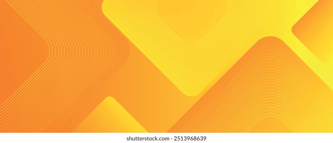 Abstract orange and yellow geometric background. Dynamic shapes composition. Cool background design for posters.
